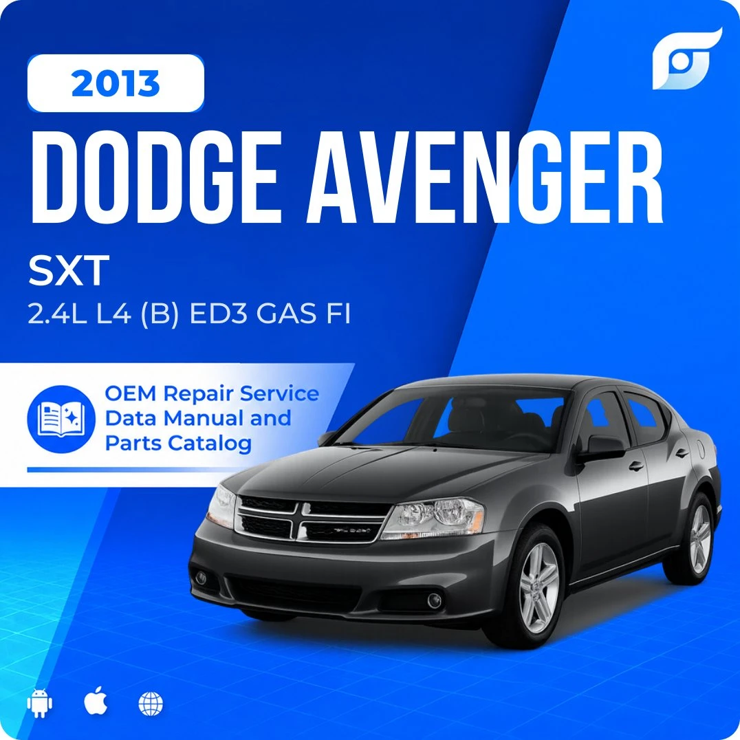 2013 Dodge Avenger SXT - OEM Repair Service Manual