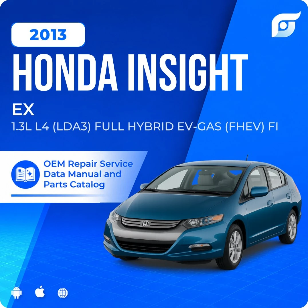 2013 Honda Insight EX - OEM Repair Service Manual