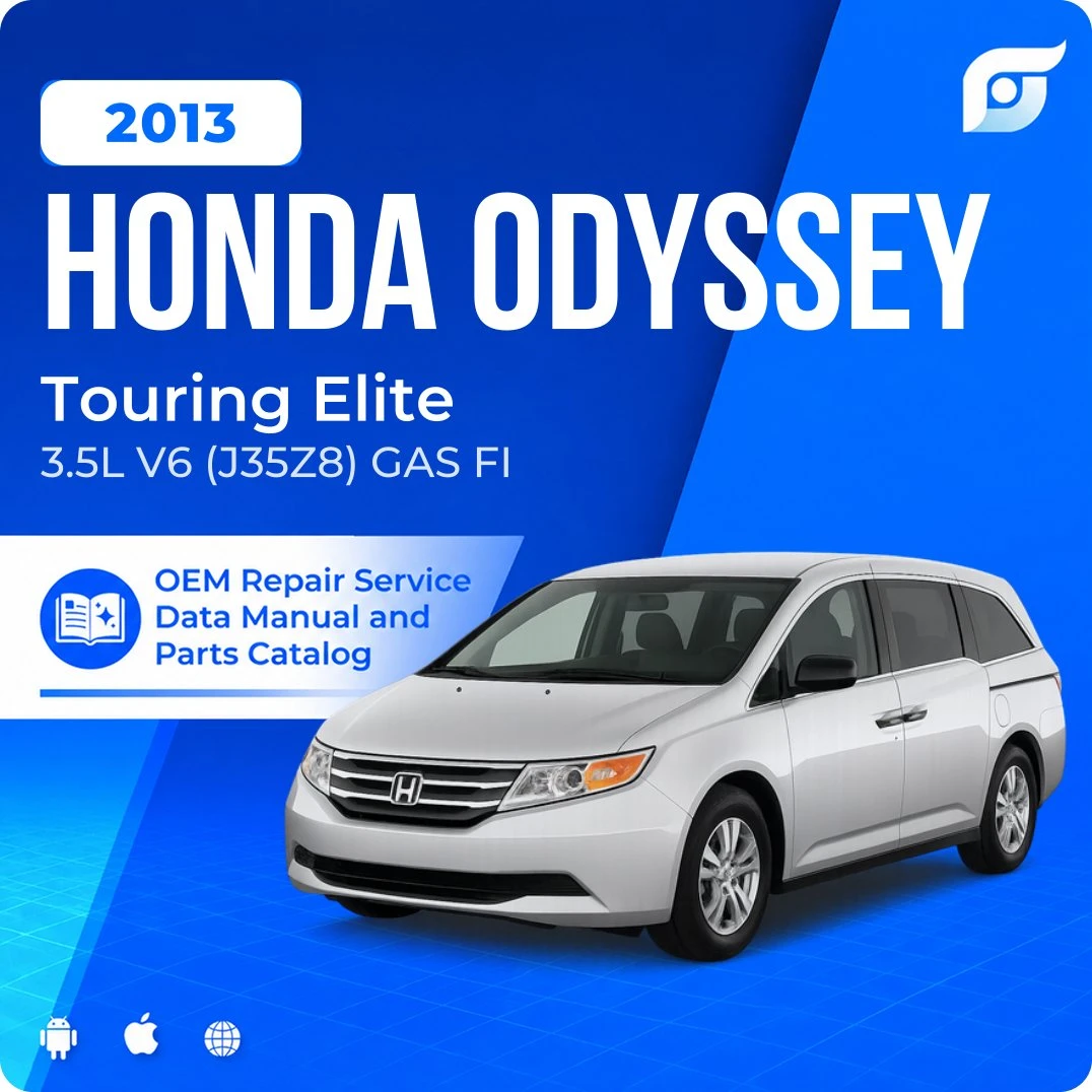 2013 Honda Odyssey Touring Elite - OEM Repair Service Manual
