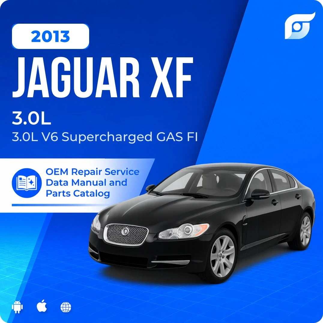 2013 Jaguar XF 3.0L - OEM Repair Service Manual