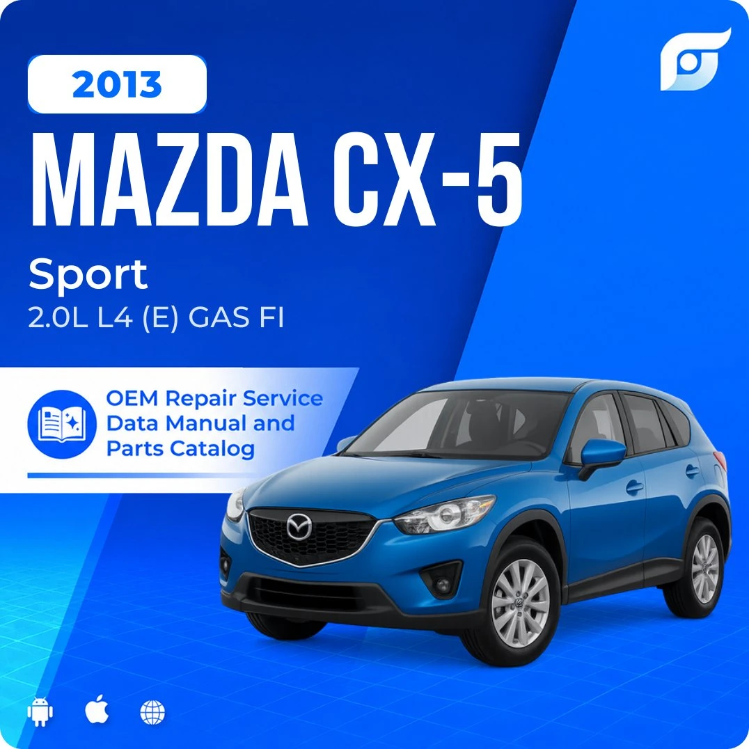 2013 Mazda CX-5 Sport - OEM Repair Service Manual