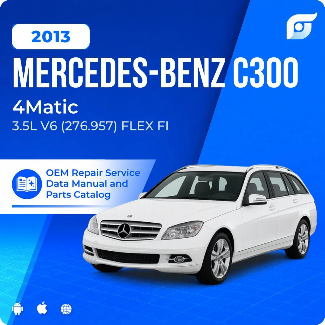 2013 Mercedes-Benz C300 4Matic - OEM Repair Service Manual