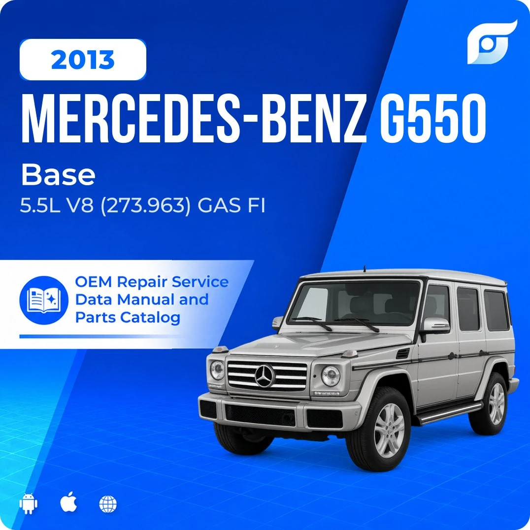2013 Mercedes-Benz G550 Base - OEM Repair Service Manual