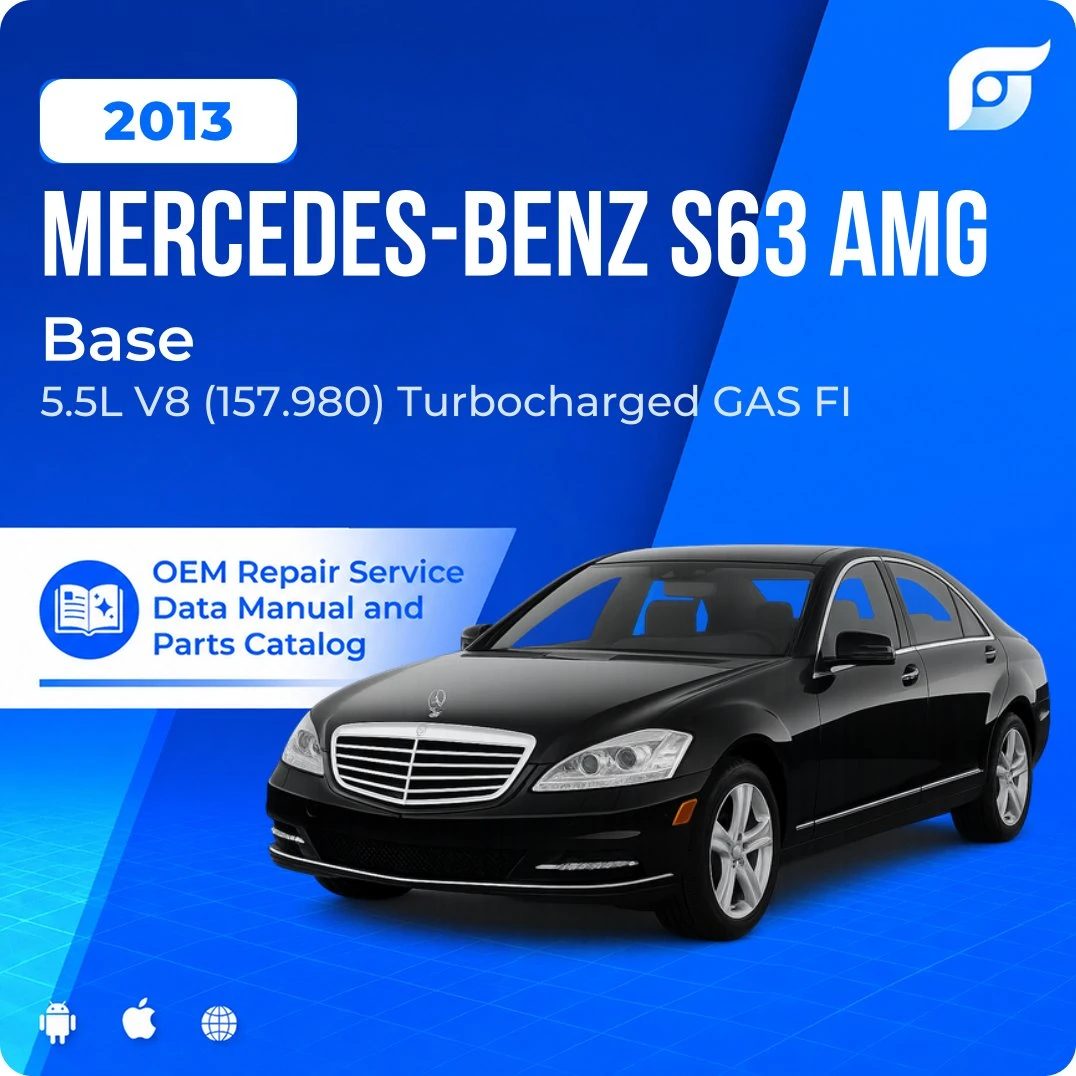 2013 Mercedes-Benz S63 AMG Base - OEM Repair Service Manual