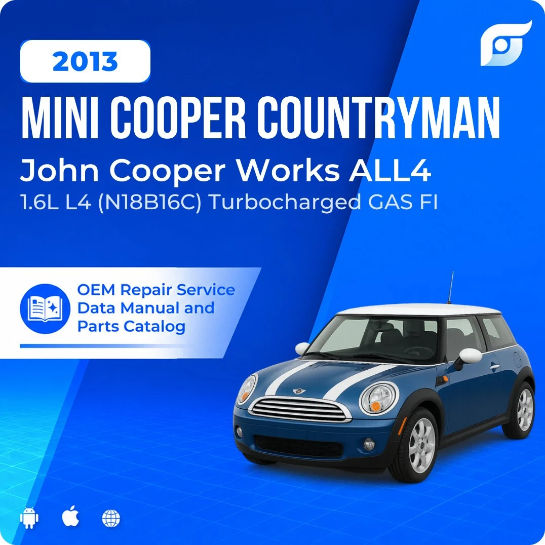 2013 Mini Cooper Countryman John Cooper Works ALL4 - OEM Repair Service Manual