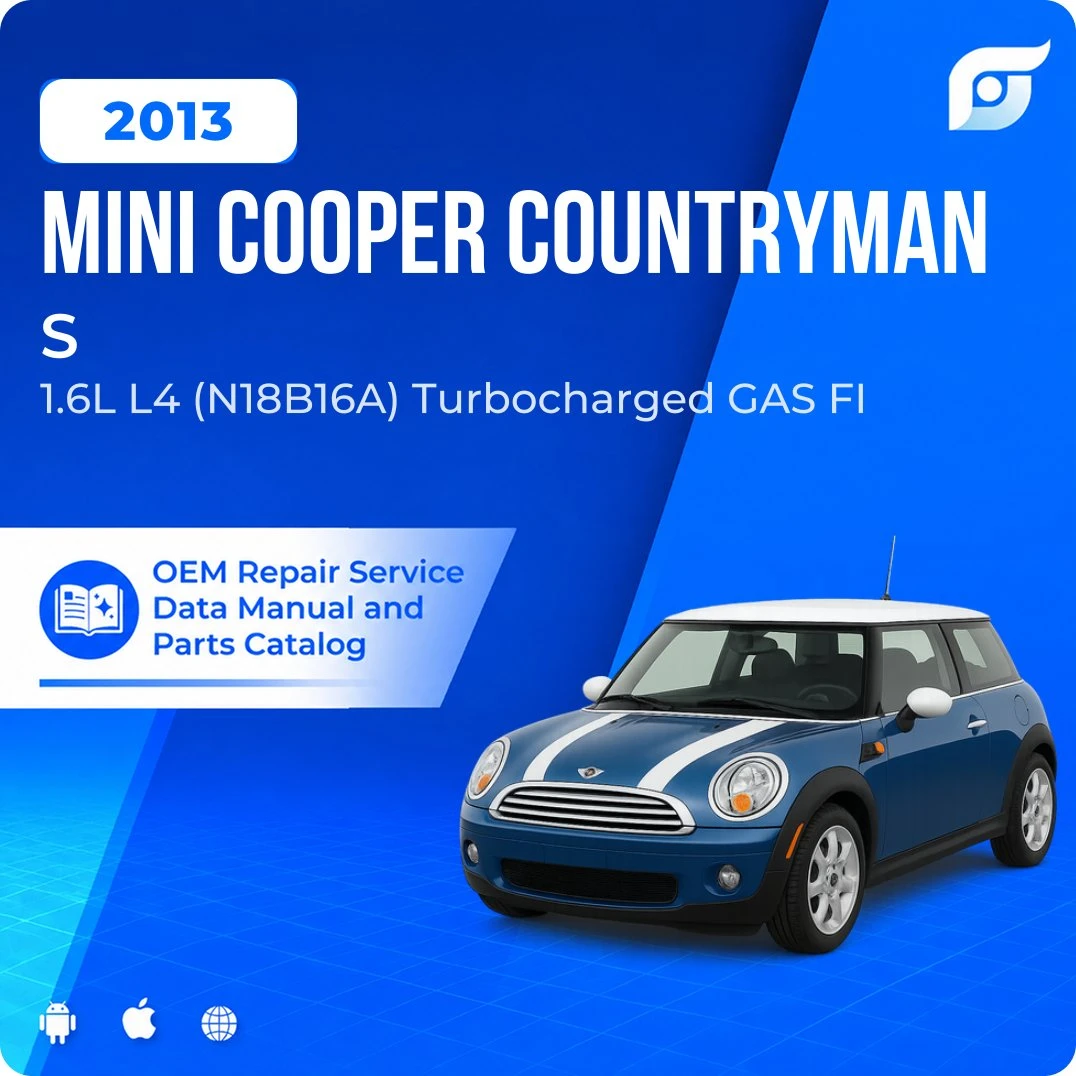 2013 Mini Cooper Countryman S - OEM Repair Service Manual