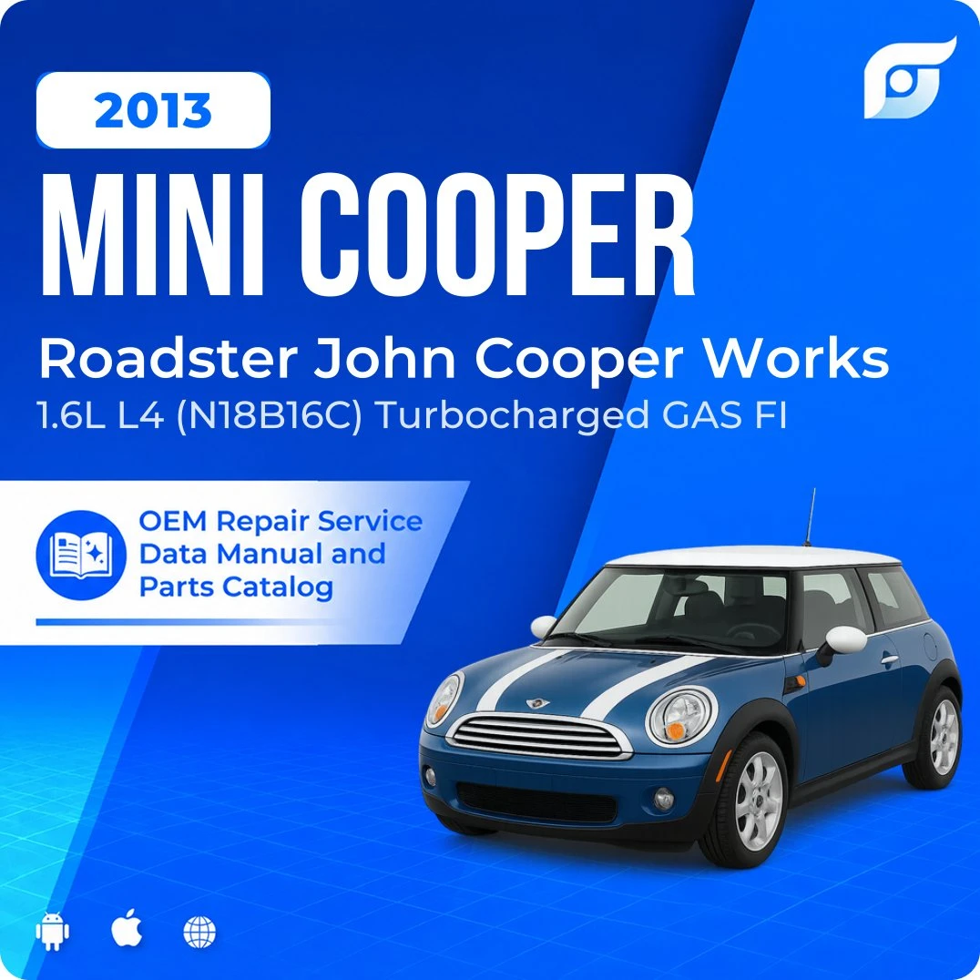 2013 Mini Cooper Roadster John Cooper Works - OEM Repair Service Manual