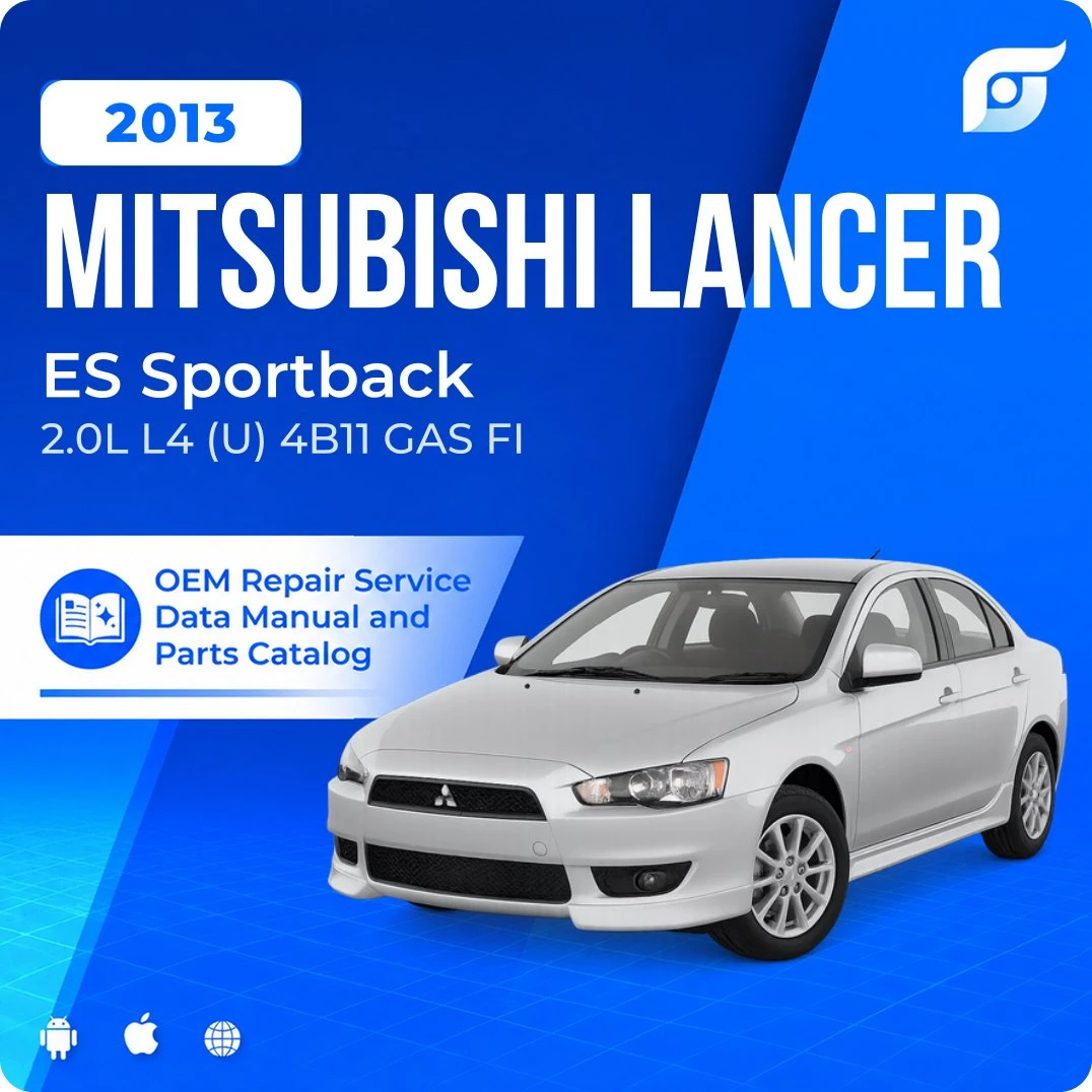 2013 Mitsubishi Lancer ES Sportback - OEM Repair Service Manual