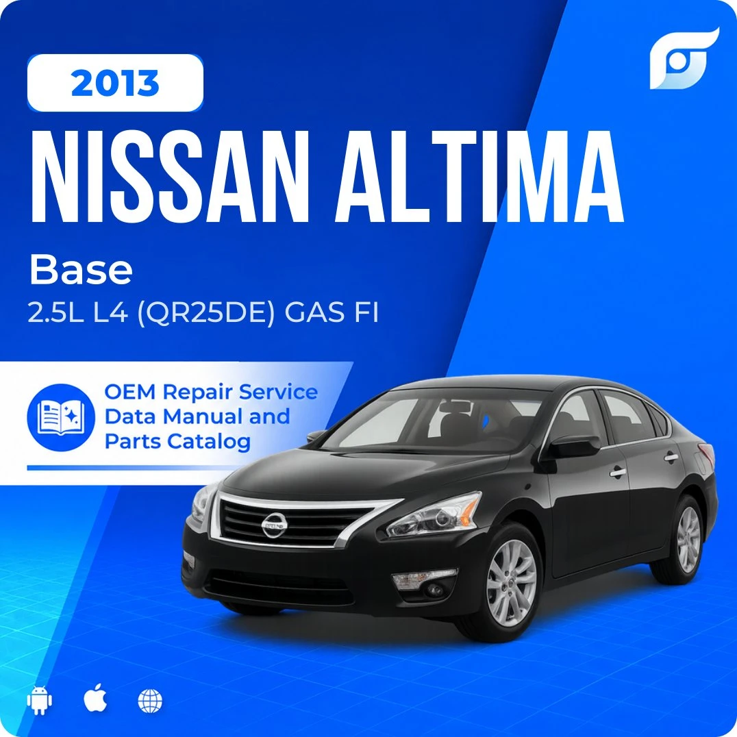 2013 Nissan Altima Base - OEM Repair Service Manual