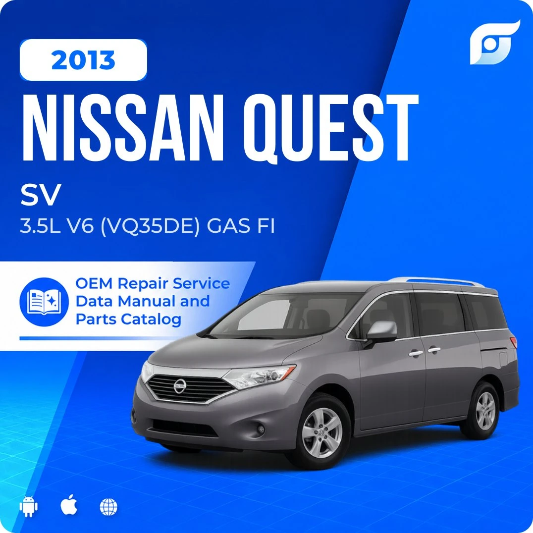 2013 Nissan Quest SV - OEM Repair Service Manual