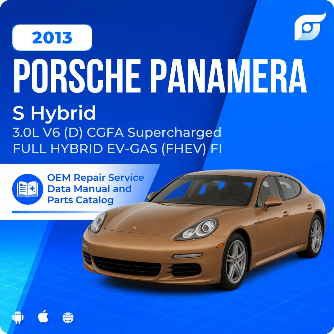 2013 Porsche Panamera S Hybrid - OEM Repair Service Manual