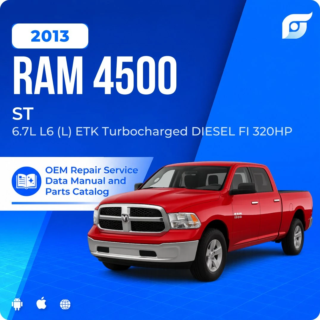 2013 Ram 4500 ST - OEM Repair Service Manual