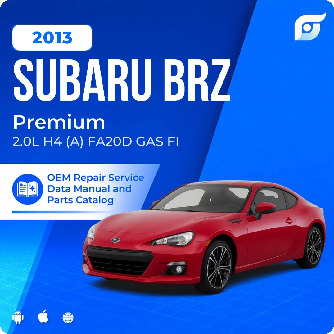 2013 Subaru BRZ Premium - OEM Repair Service Manual