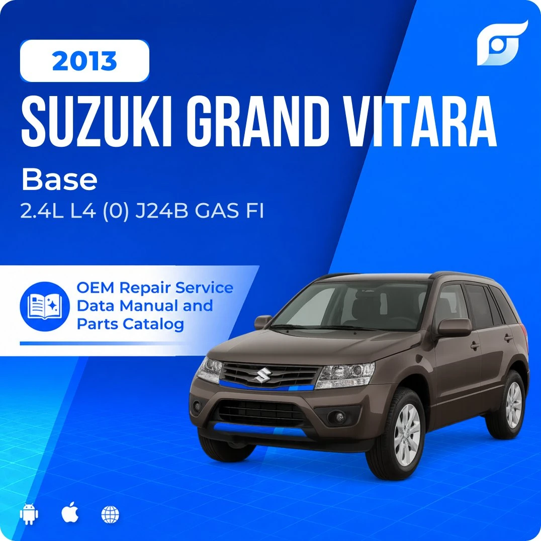 2013 Suzuki Grand Vitara Base - OEM Repair Service Manual