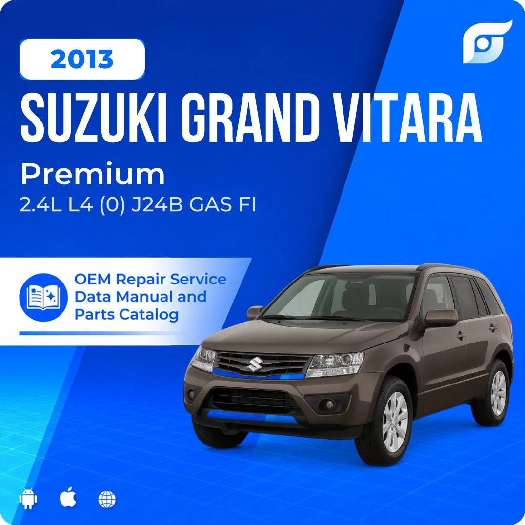 2013 Suzuki Grand Vitara Premium - OEM Repair Service Manual