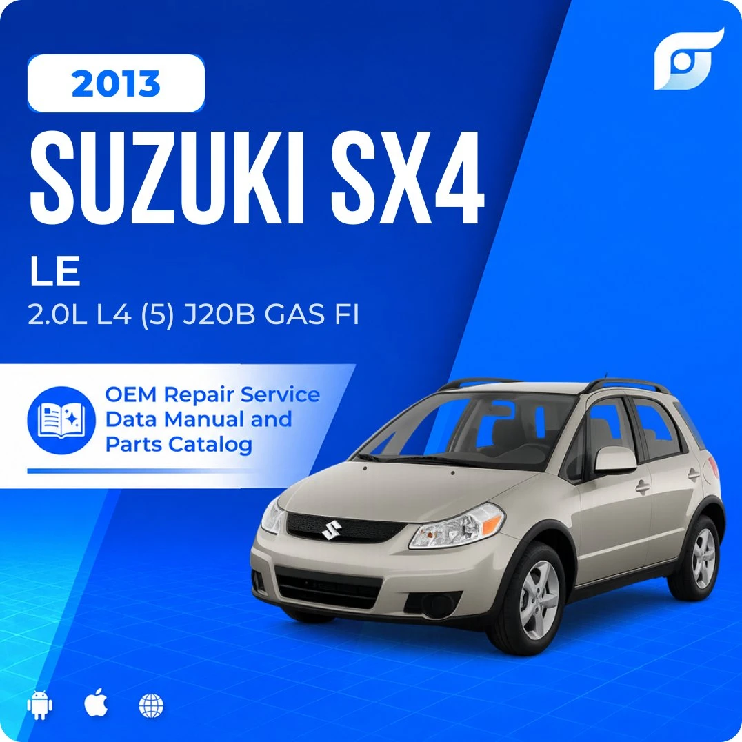 2013 Suzuki SX4 LE - OEM Repair Service Manual