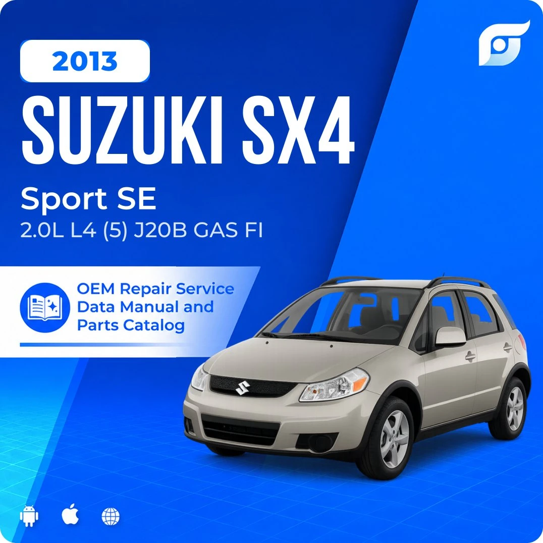2013 Suzuki SX4 Sport SE - OEM Repair Service Manual
