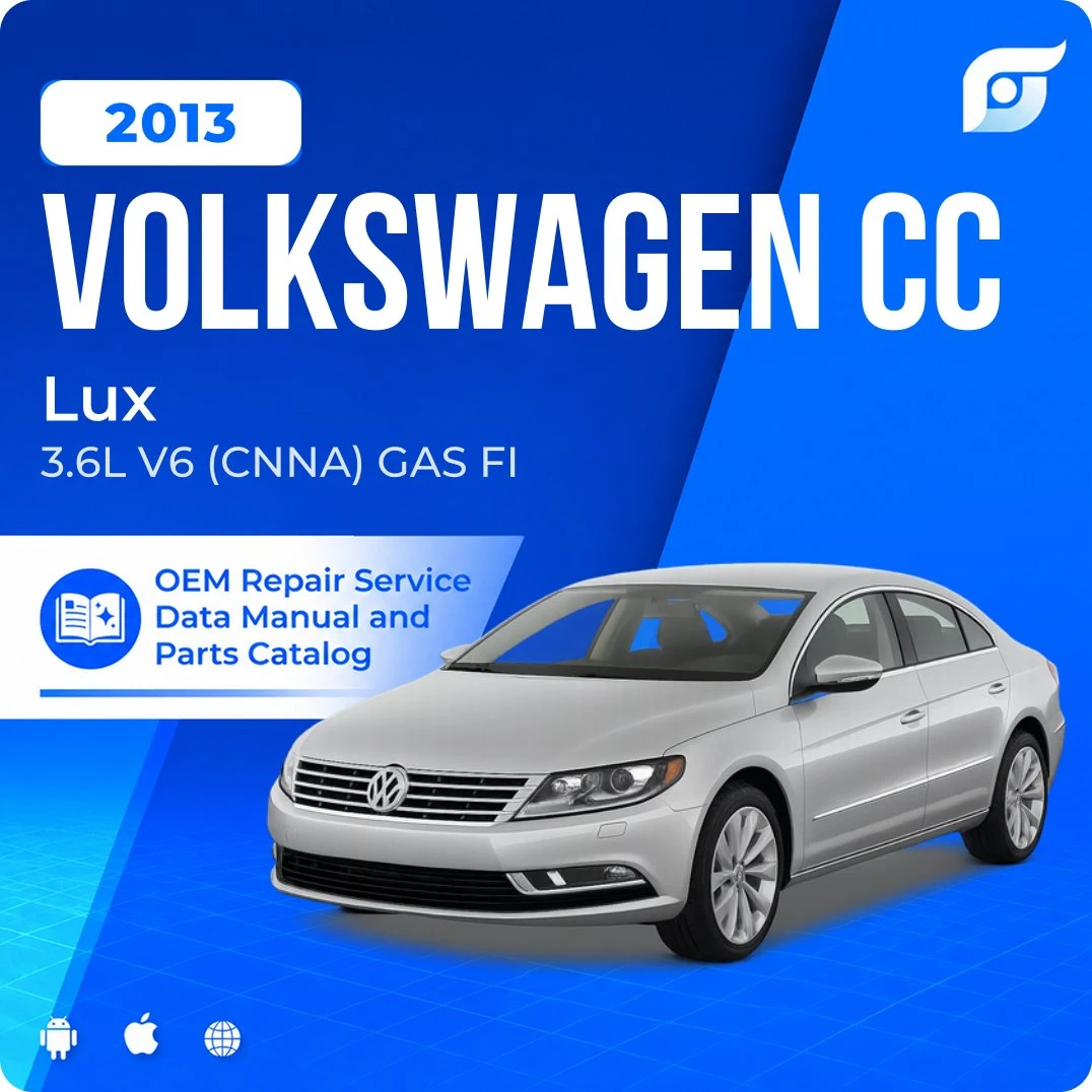 2013 Volkswagen CC Lux - OEM Repair Service Manual