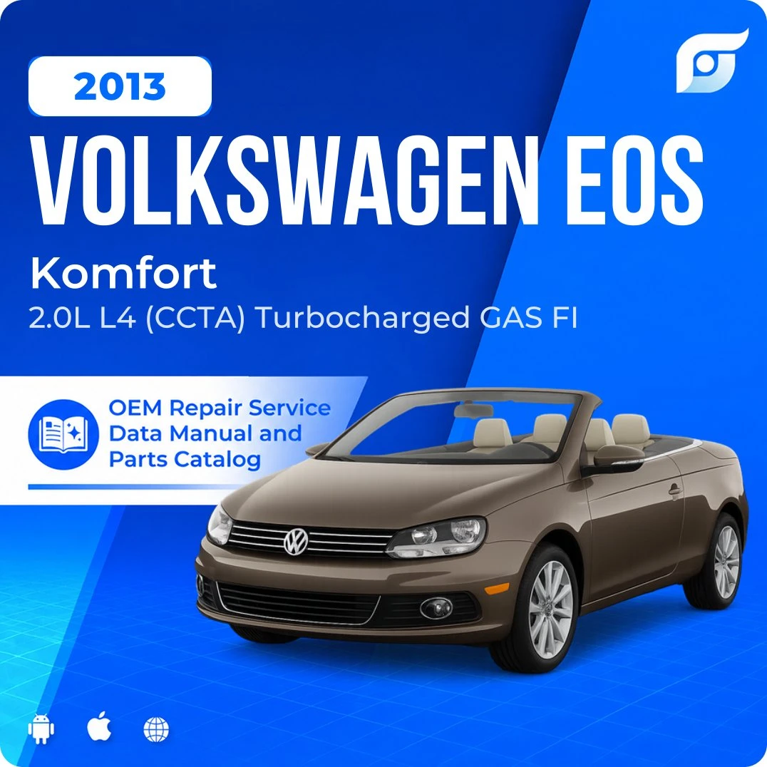 2013 Volkswagen Eos Komfort - OEM Repair Service Manual