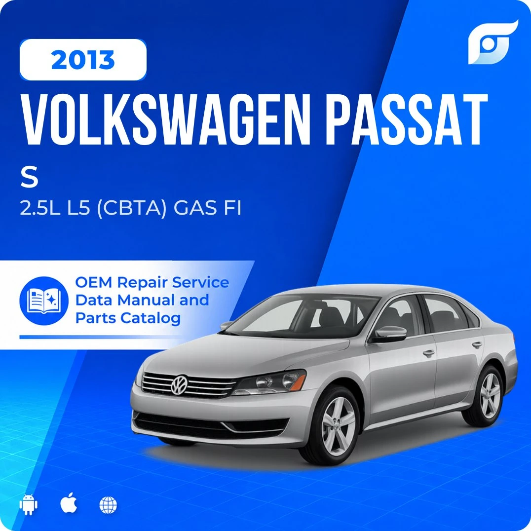 2013 Volkswagen Passat S - OEM Repair Service Manual