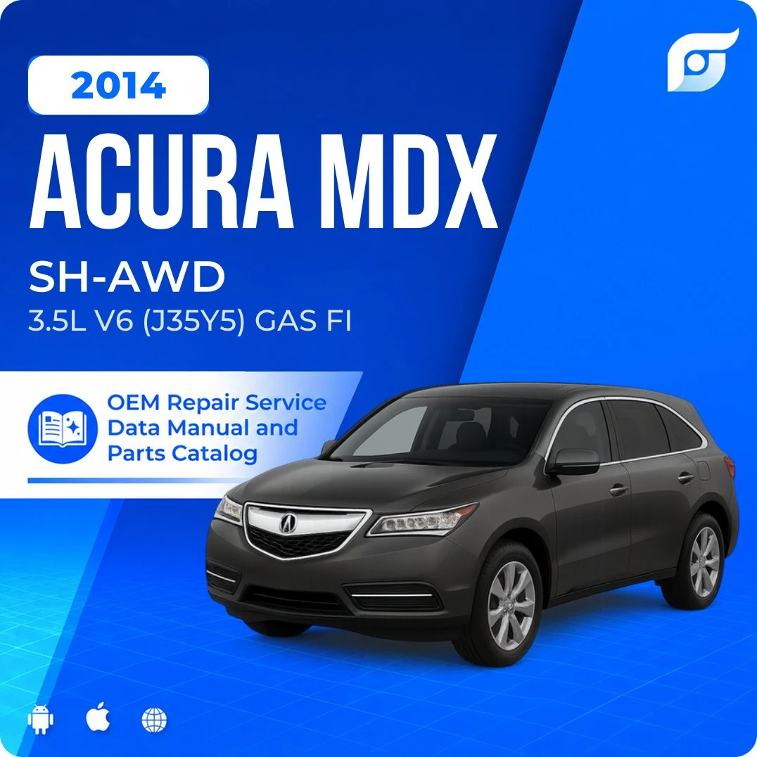 2014 Acura MDX SH-AWD - OEM Repair Service Manual