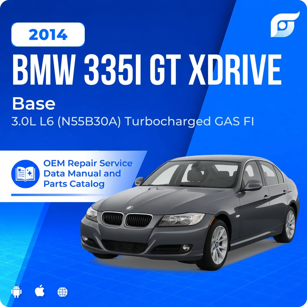 2014 BMW 335i GT xDrive Base - OEM Repair Service Manual