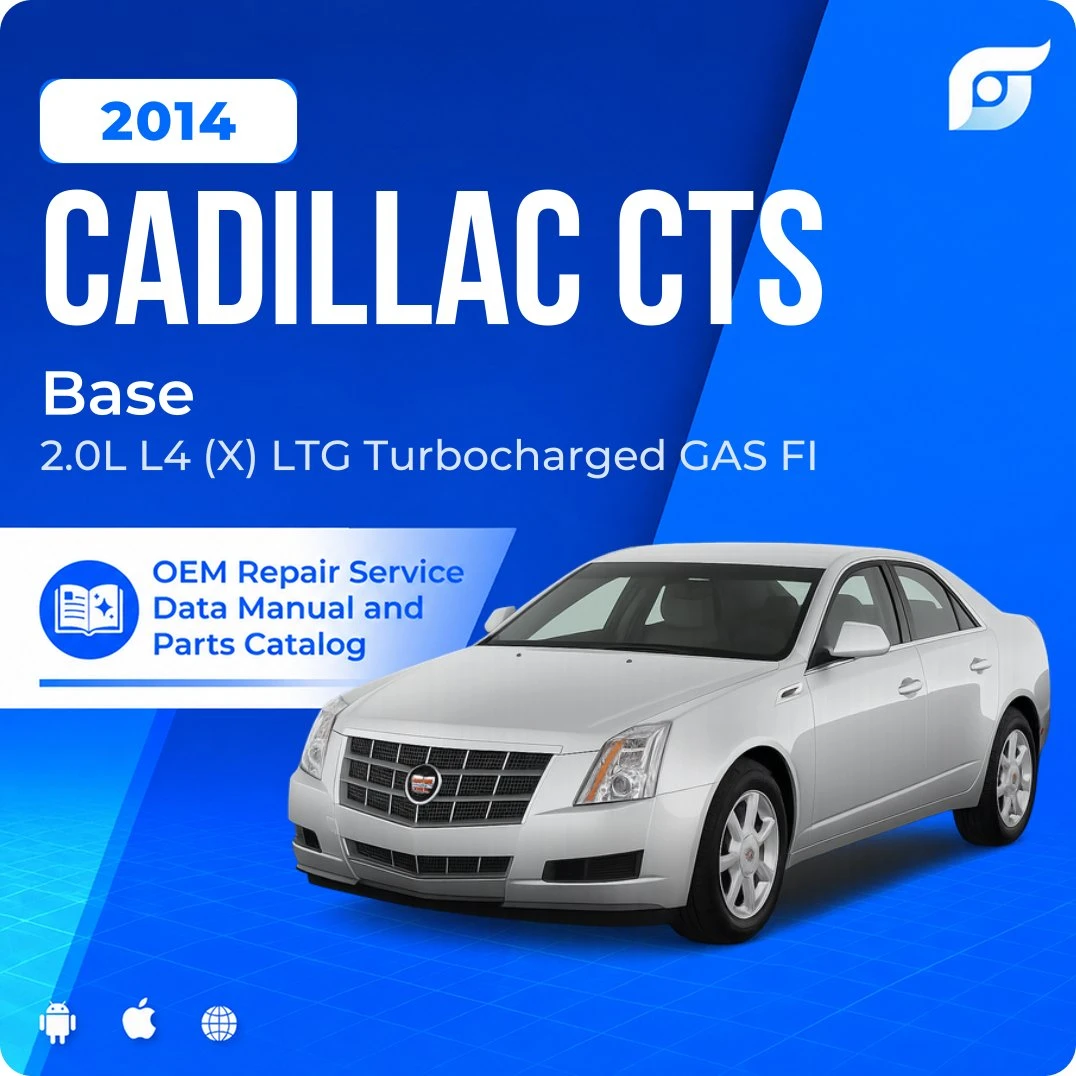 2014 Cadillac CTS Base - OEM Repair Service Manual