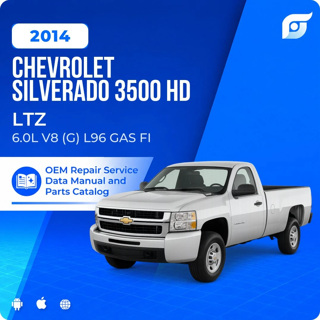 2014 Chevrolet Silverado 3500 HD LTZ - OEM Repair Service Manual