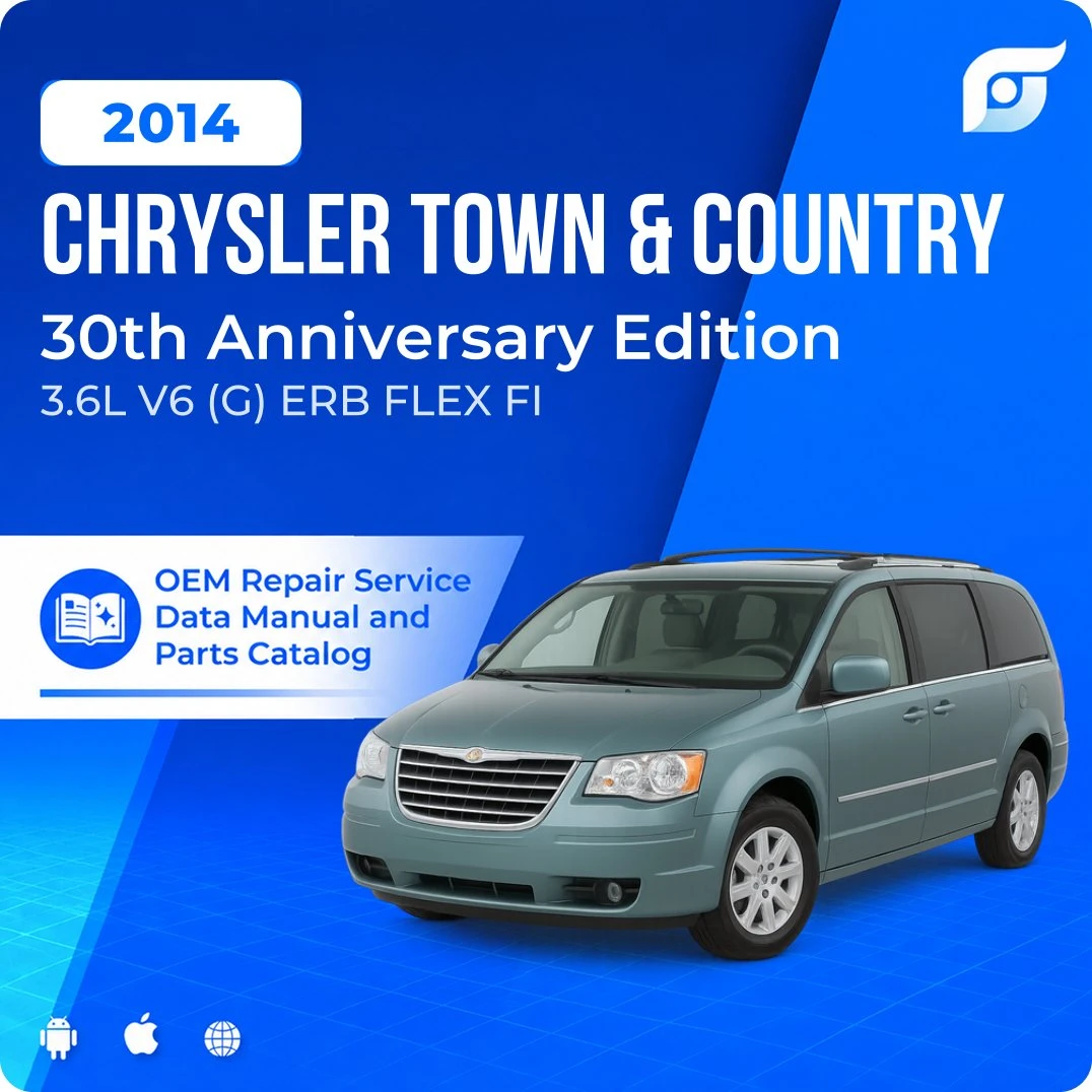 2014 Chrysler Town & Country 30th Anniversary Edition - OEM Repair Service Manual