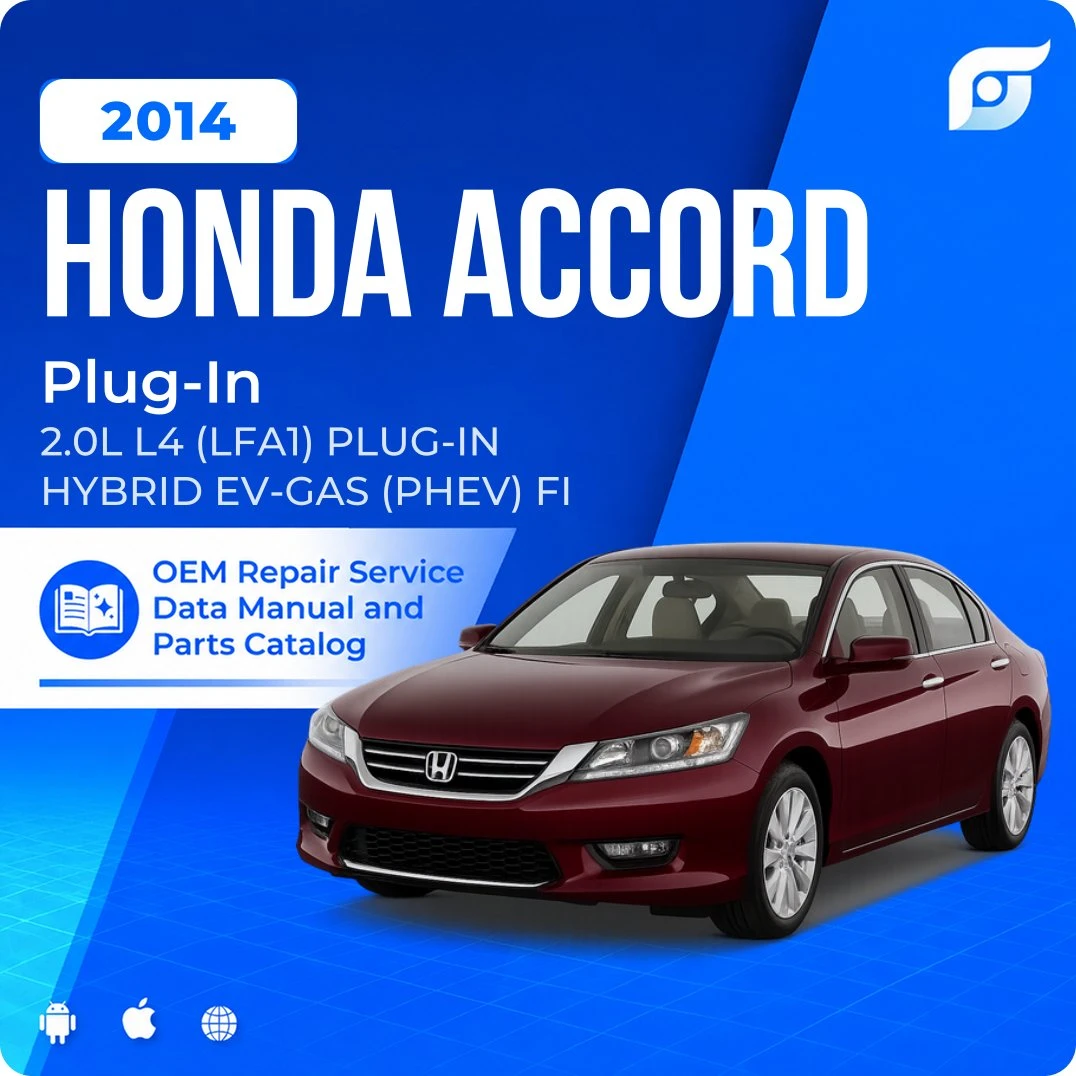 2014 Honda Accord Plug-In - OEM Repair Service Manual