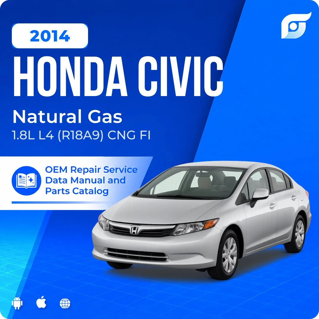 2014 Honda Civic Natural Gas - OEM Repair Service Manual