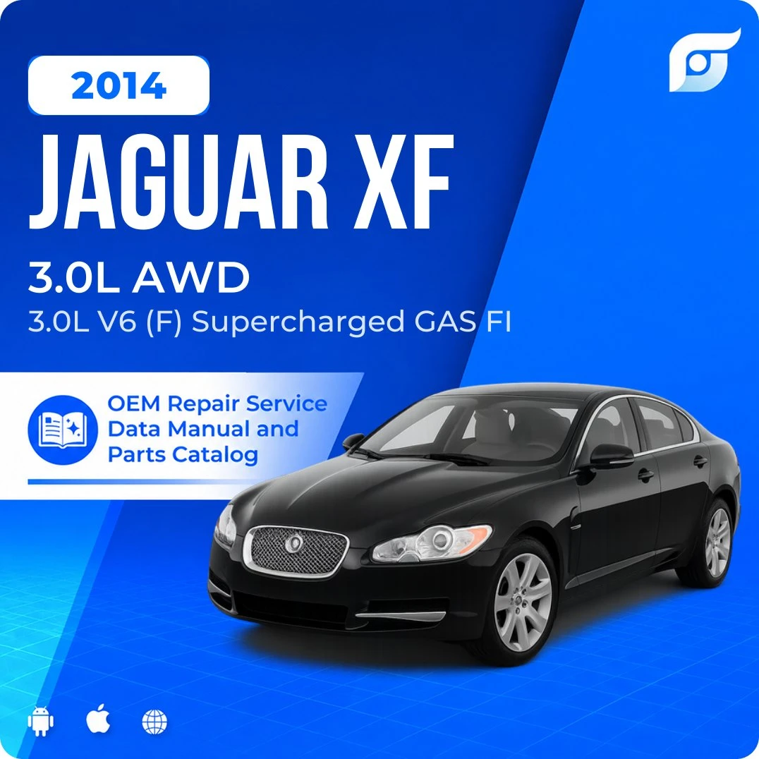 2014 Jaguar XF 3.0L AWD - OEM Repair Service Manual