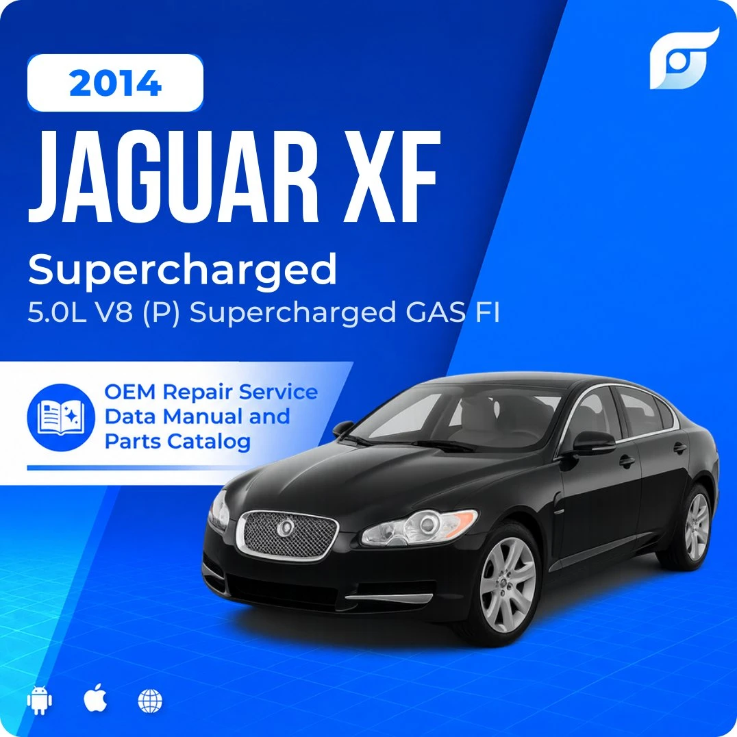 2014 Jaguar XF Supercharged - OEM Repair Service Manual
