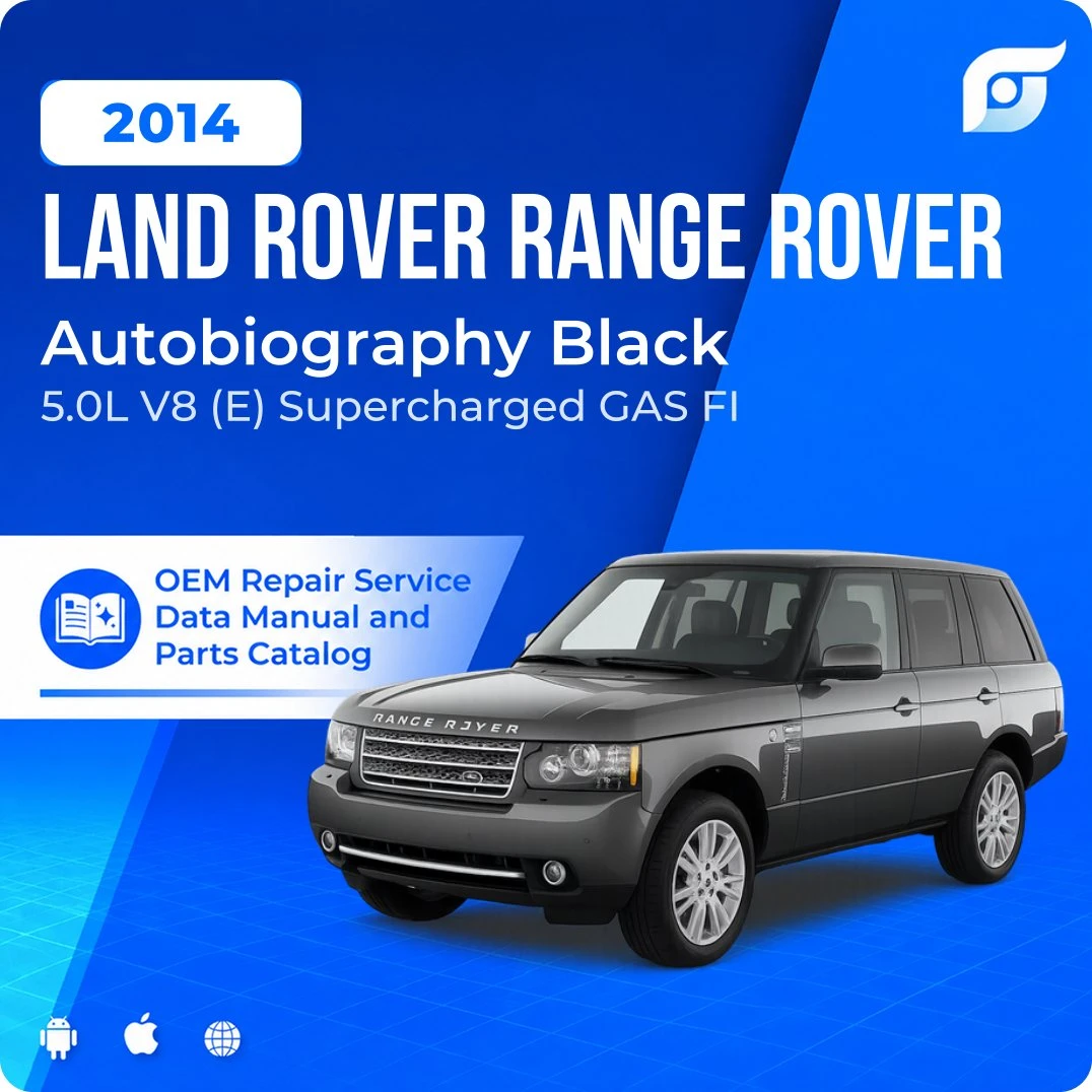 2014 Land Rover Range Rover Autobiography Black - OEM Repair Service Manual