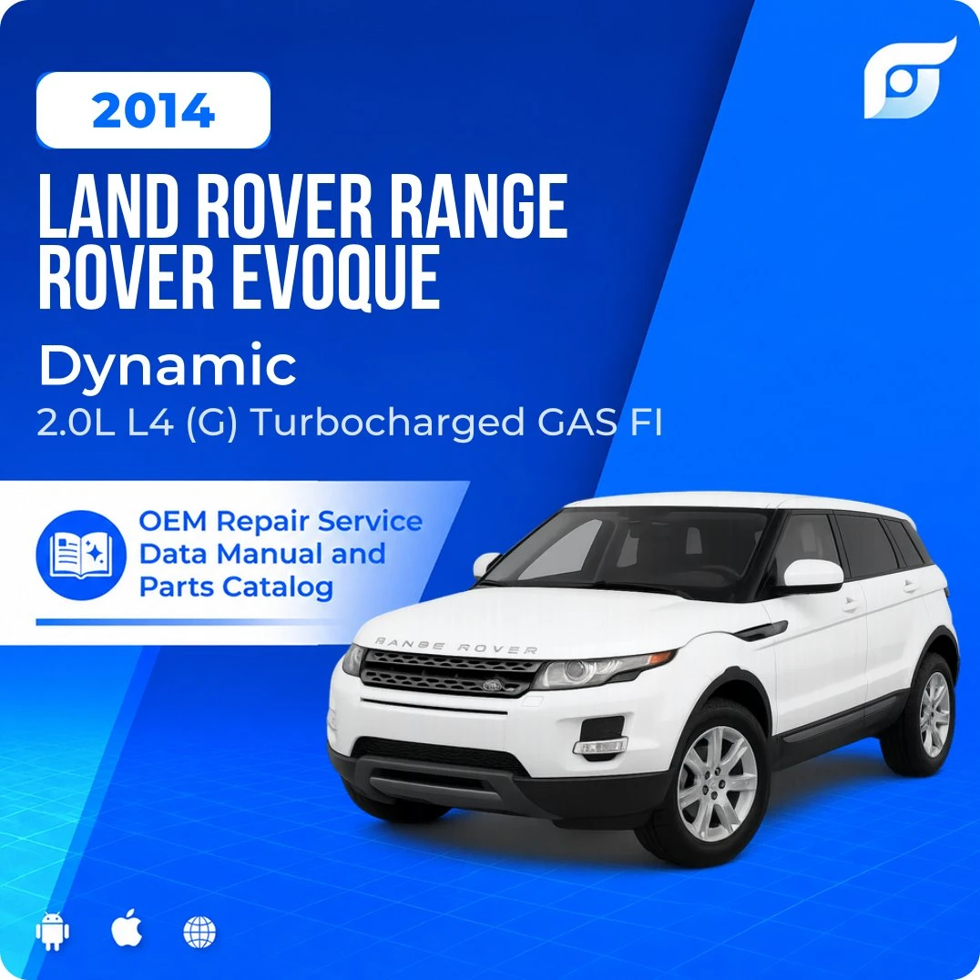 2014 Land Rover Range Rover Evoque Dynamic - OEM Repair Service Manual