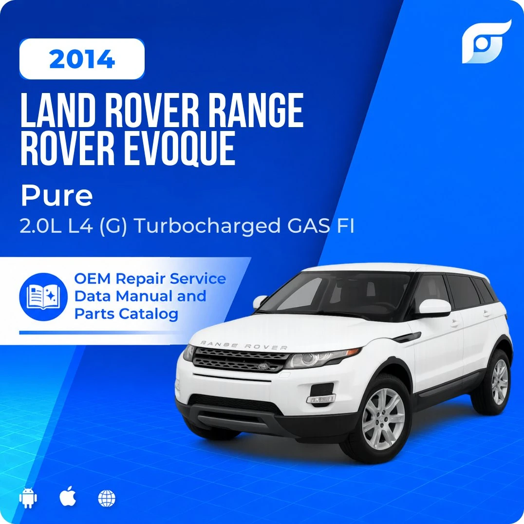 2014 Land Rover Range Rover Evoque Pure - OEM Repair Service Manual