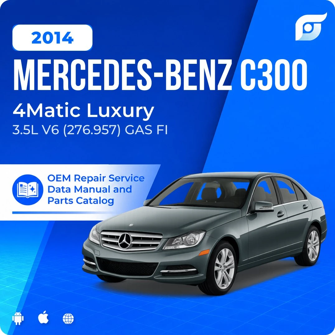 2014 Mercedes-Benz C300 4Matic Luxury - OEM Repair Service Manual