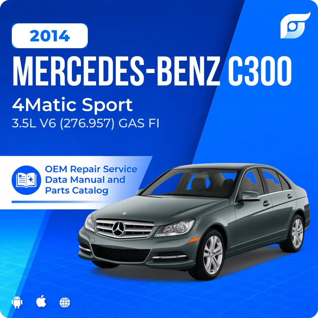 2014 Mercedes-Benz C300 4Matic Sport - OEM Repair Service Manual