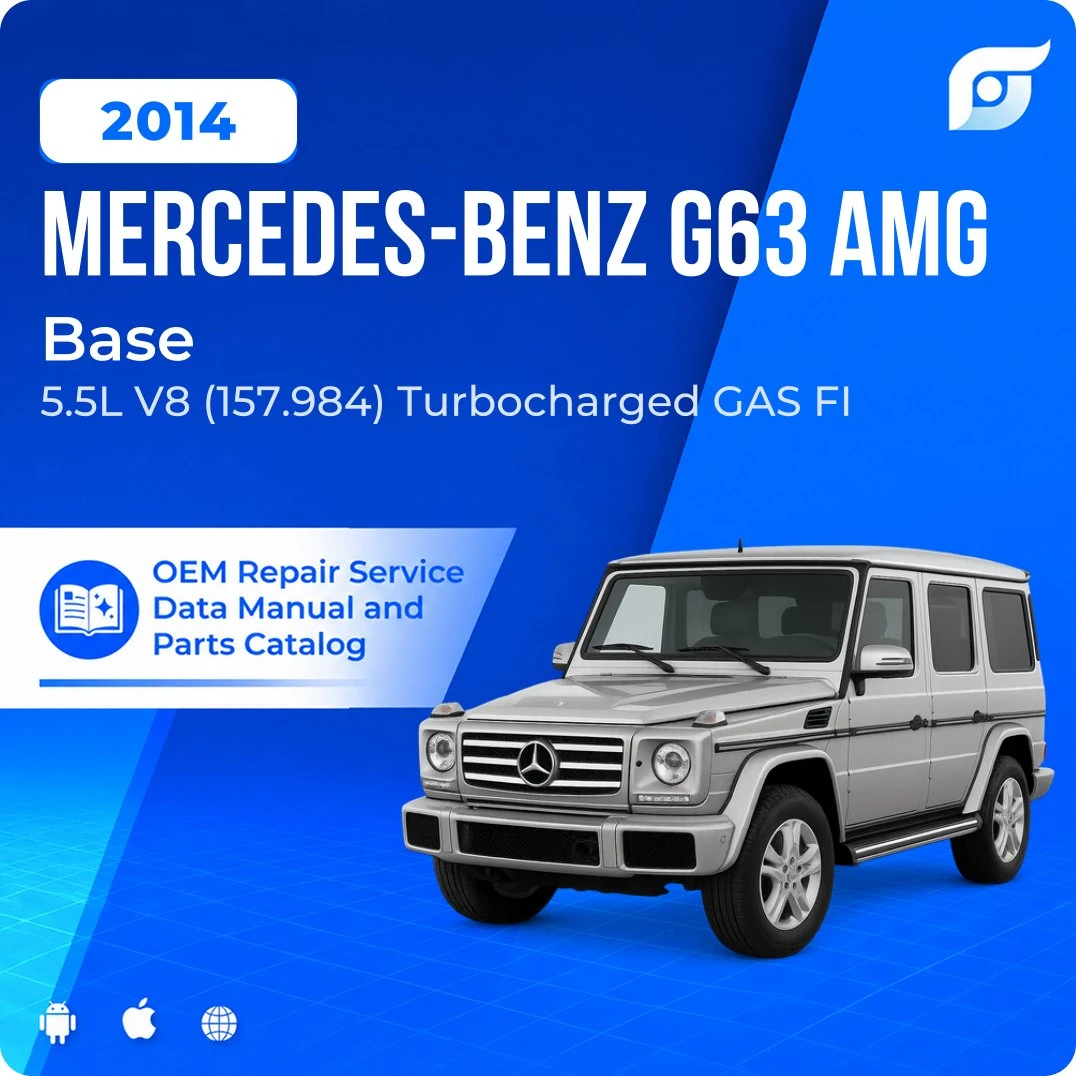 2014 Mercedes-Benz G63 AMG Base - OEM Repair Service Manual