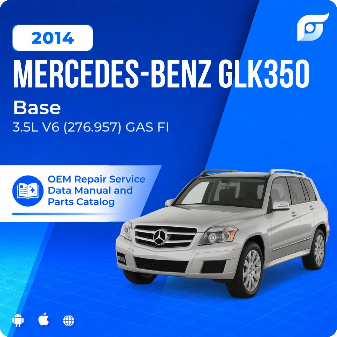 2014 Mercedes-Benz GLK350 Base - OEM Repair Service Manual