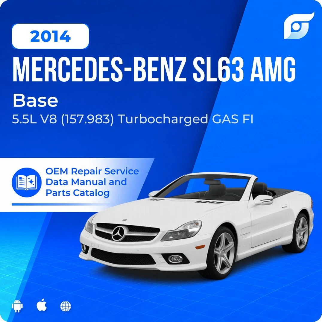 2014 Mercedes-Benz SL63 AMG Base - OEM Repair Service Manual