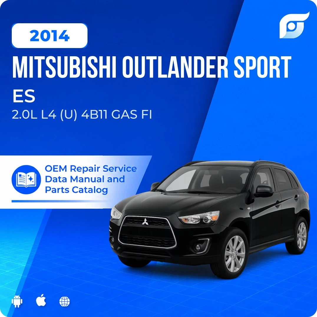 2014 Mitsubishi Outlander Sport ES - OEM Repair Service Manual