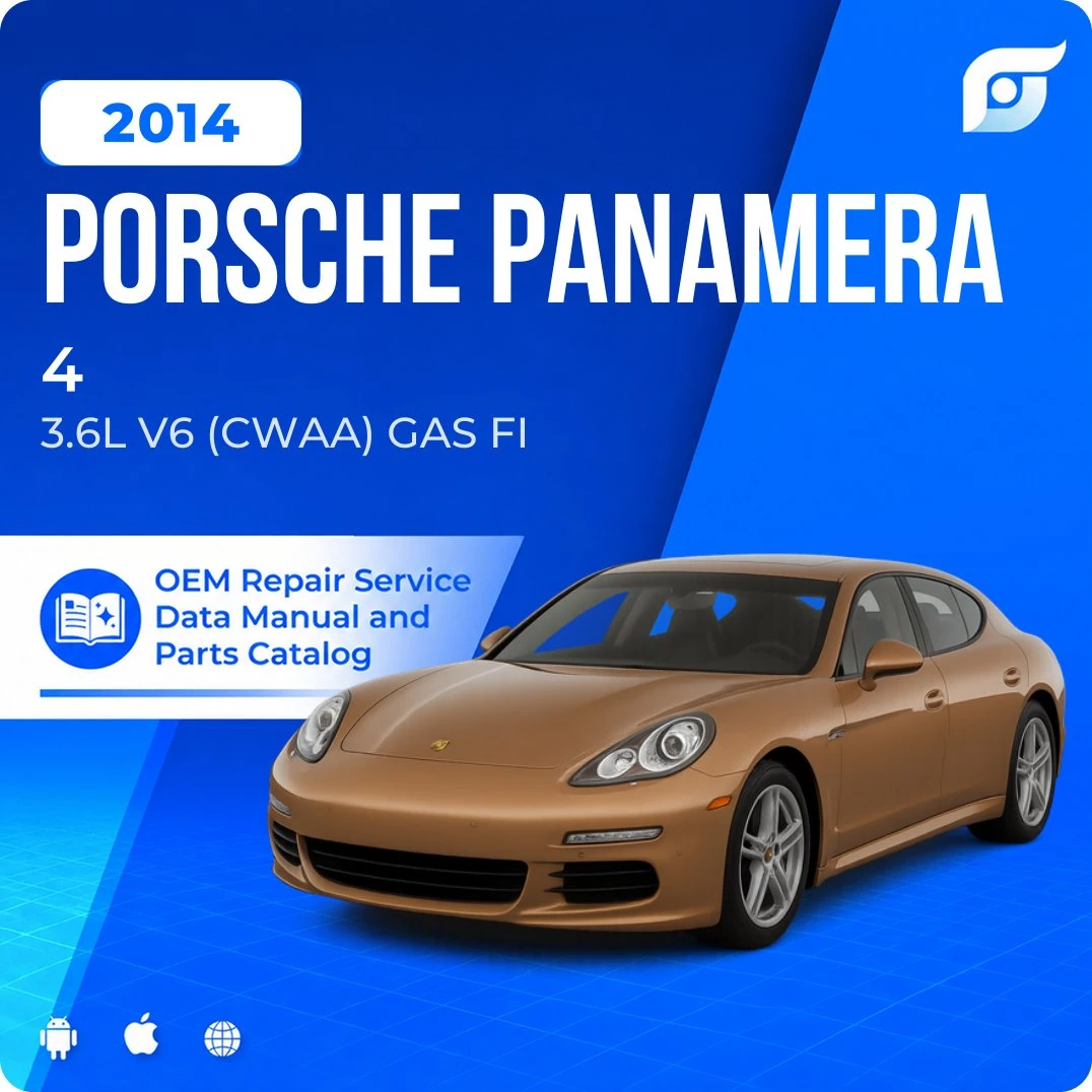 2014 Porsche Panamera 4 - OEM Repair Service Manual