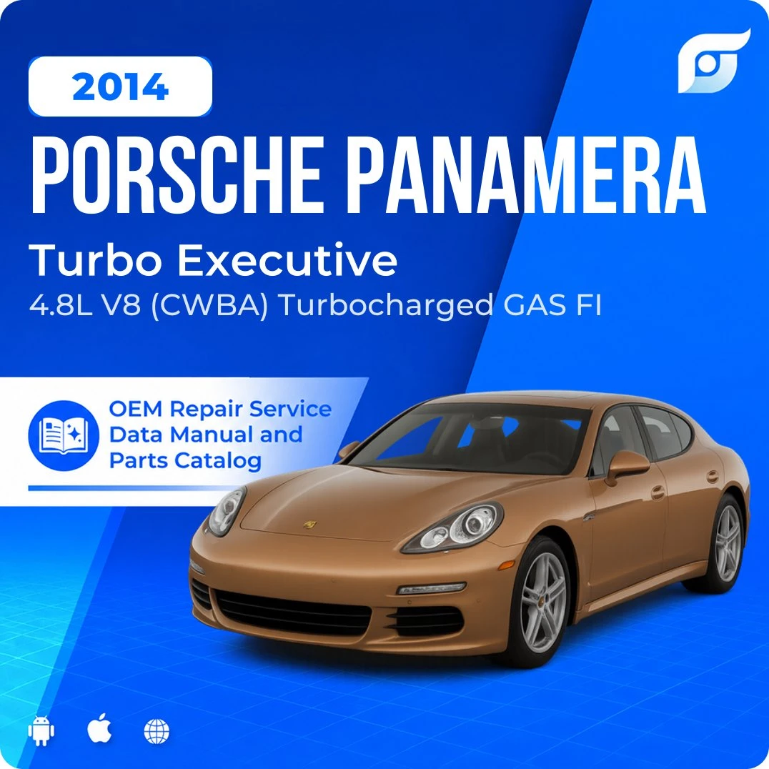 2014 Porsche Panamera Turbo Executive - OEM Repair Service Manual