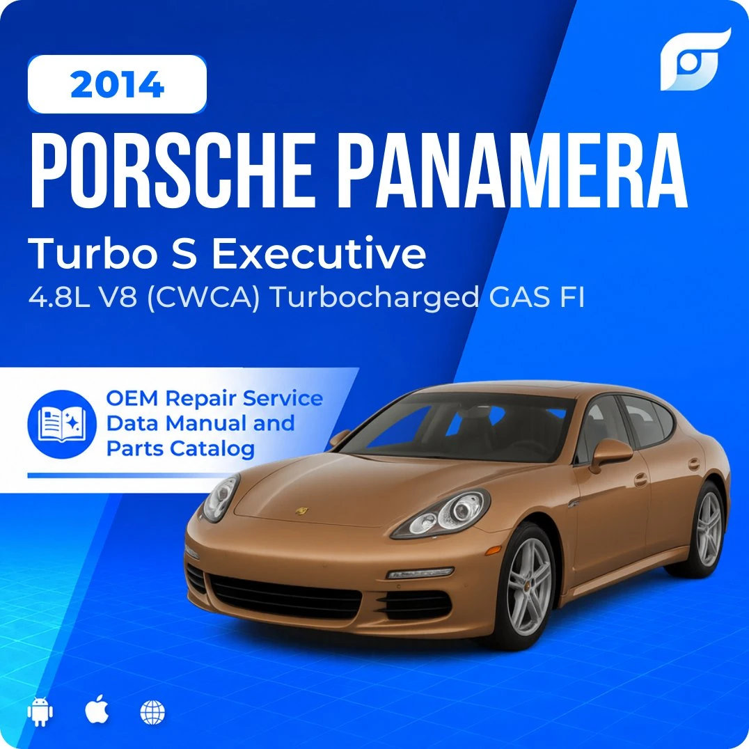 2014 Porsche Panamera Turbo S Executive - OEM Repair Service Manual