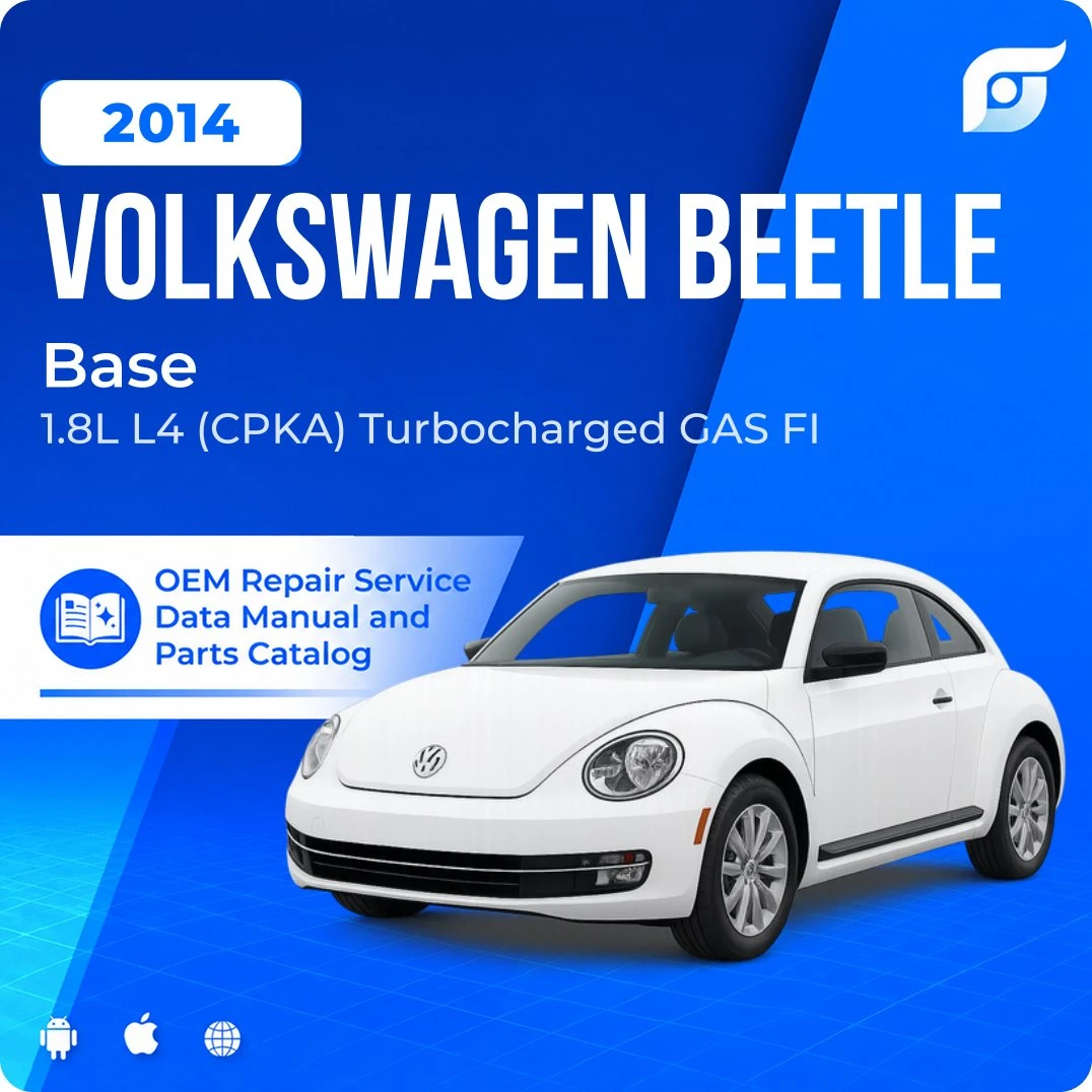 2014 Volkswagen Beetle Base - OEM Repair Service Manual