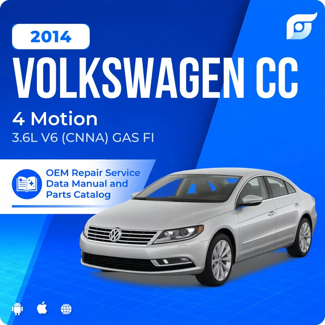 2014 Volkswagen CC 4 Motion - OEM Repair Service Manual