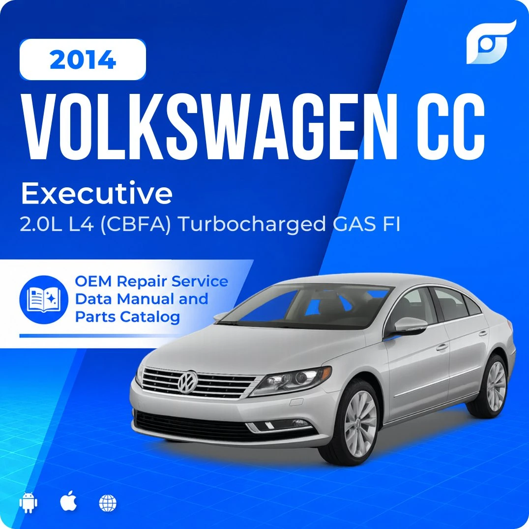 2014 Volkswagen CC Executive - OEM Repair Service Manual