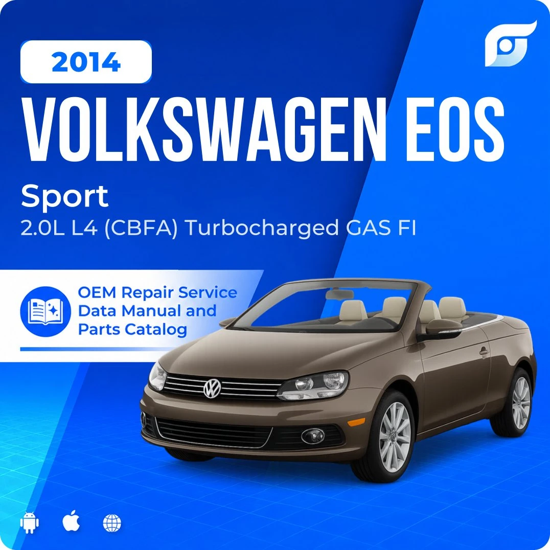2014 Volkswagen Eos Sport - OEM Repair Service Manual
