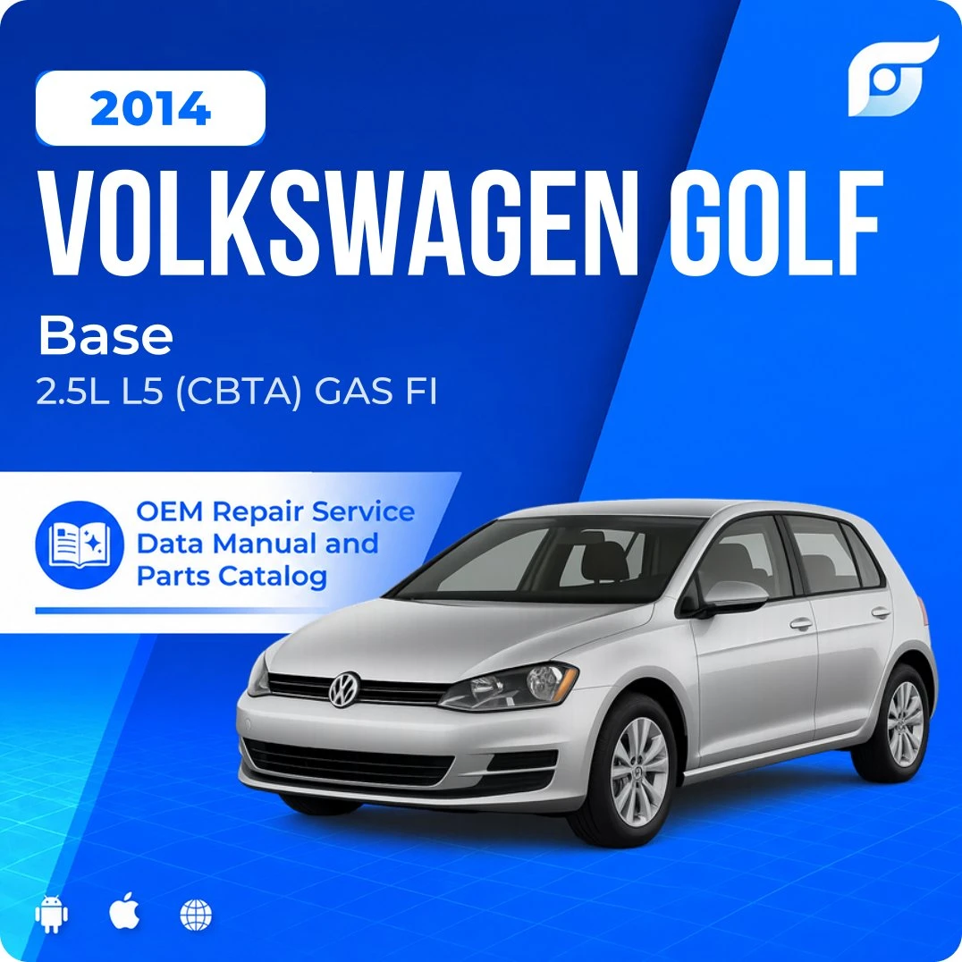 2014 Volkswagen Golf Base - OEM Repair Service Manual